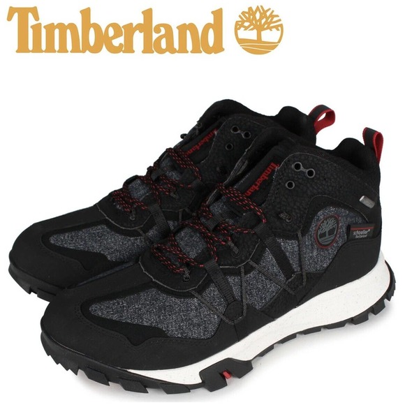 Timberland Dark Gray Garrison Trail Waterproof Mid Hiking Boots A289U Mens 11.5